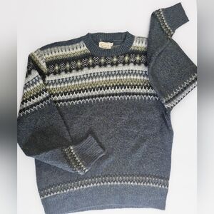Vintage Orlon By Campus Fair Isle Sweater